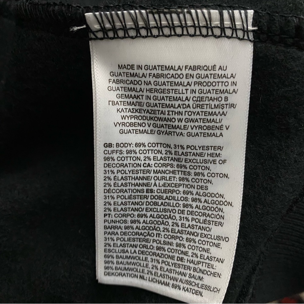 The North Face Men’s Half Dome Full Zip Hoodie Jacket TNF Black Sz S M XL - Picture 9 of 10